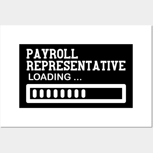 Funny Payroll Representative Job Lover Gift Idea Wall Art by Monster Skizveuo